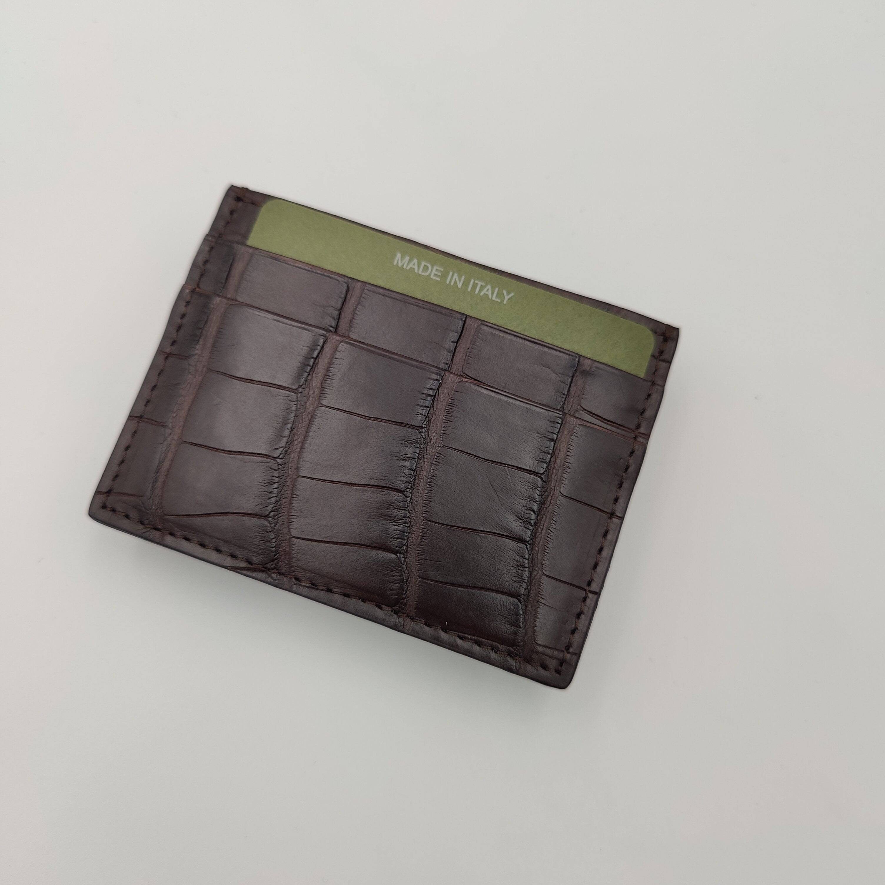 Card Holder Real Croco