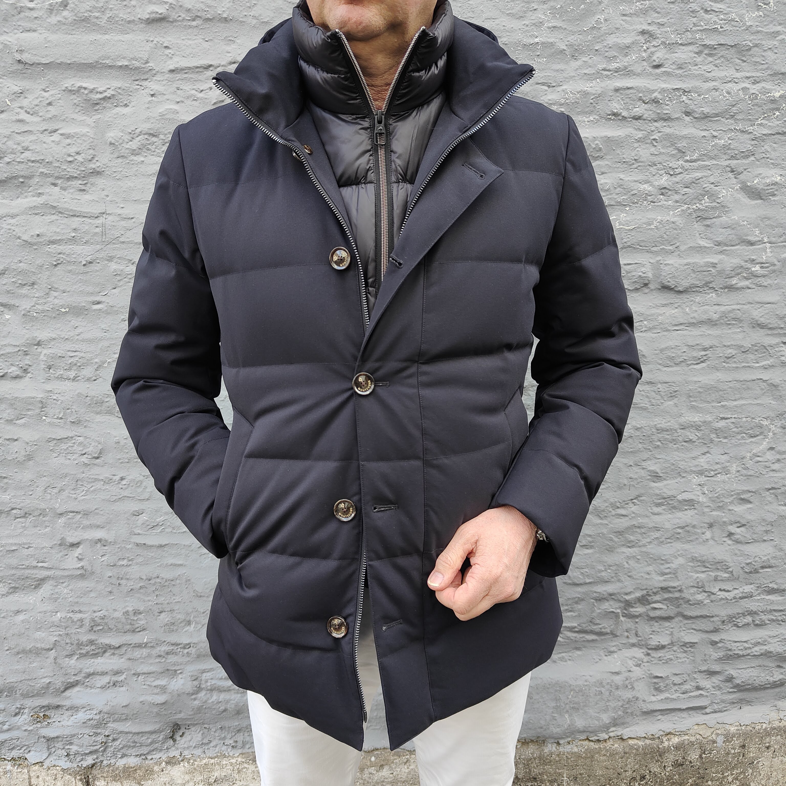 Merinowool Short Down Coat