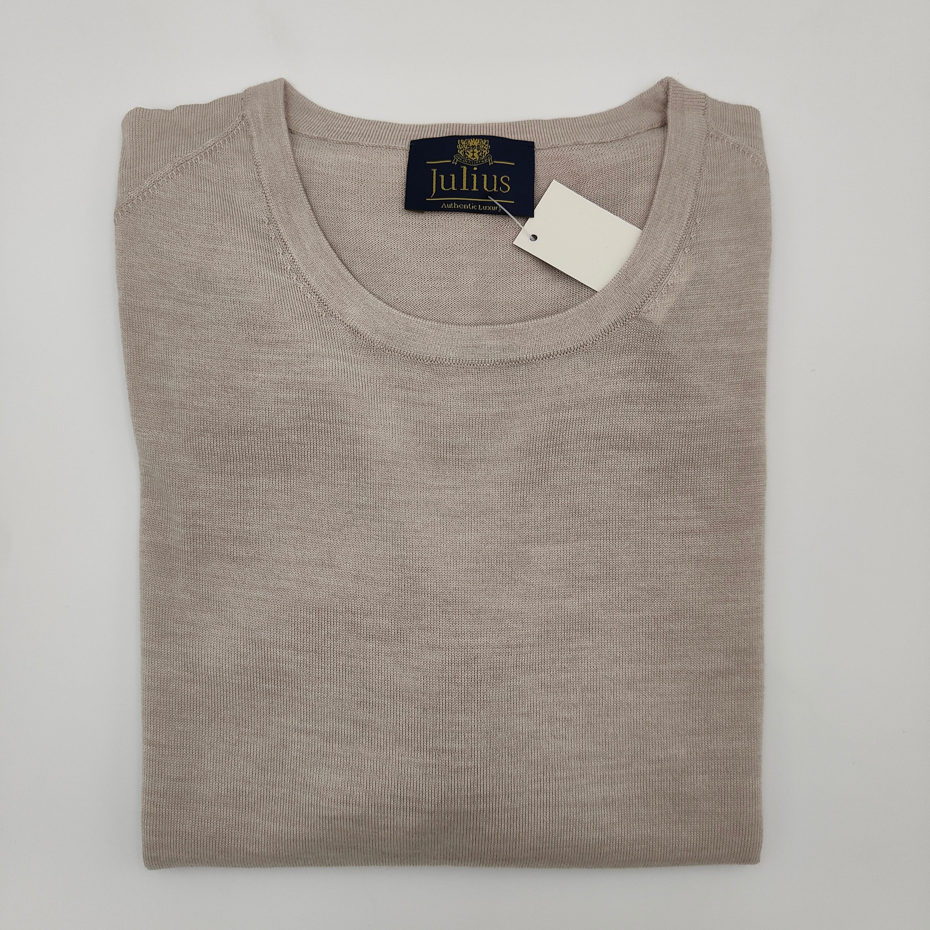 T-shirt Merino/Cashm/Silk Stone