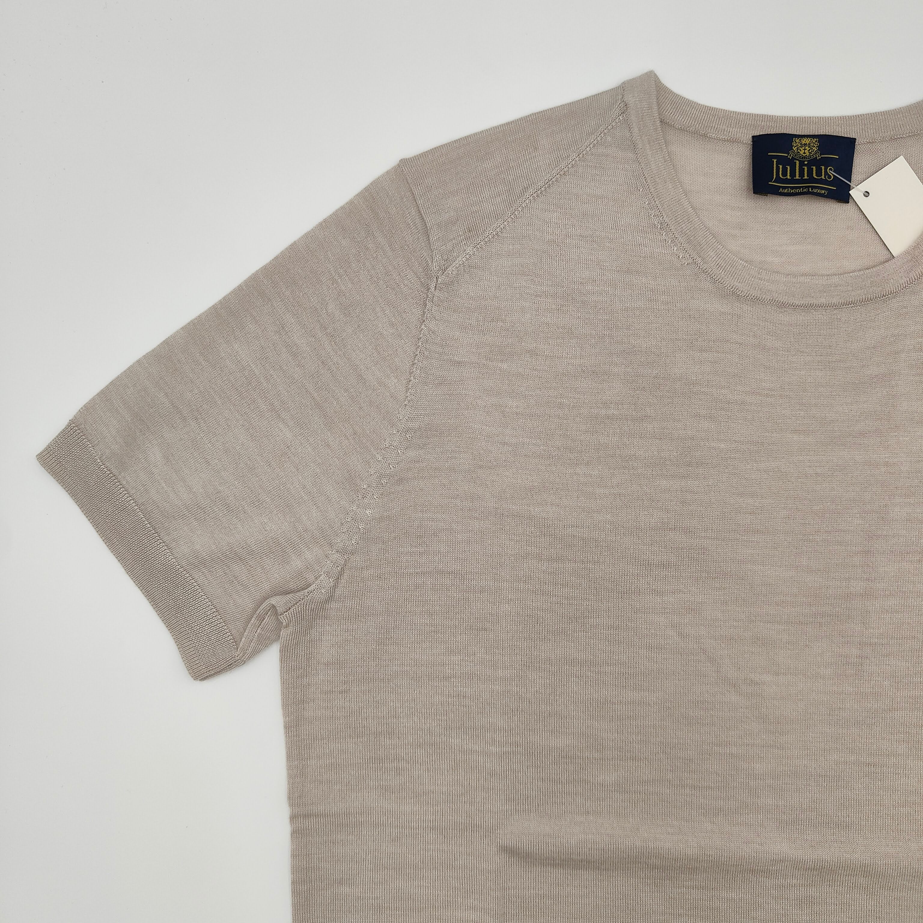 T-shirt Merino/Cashm/Silk Stone