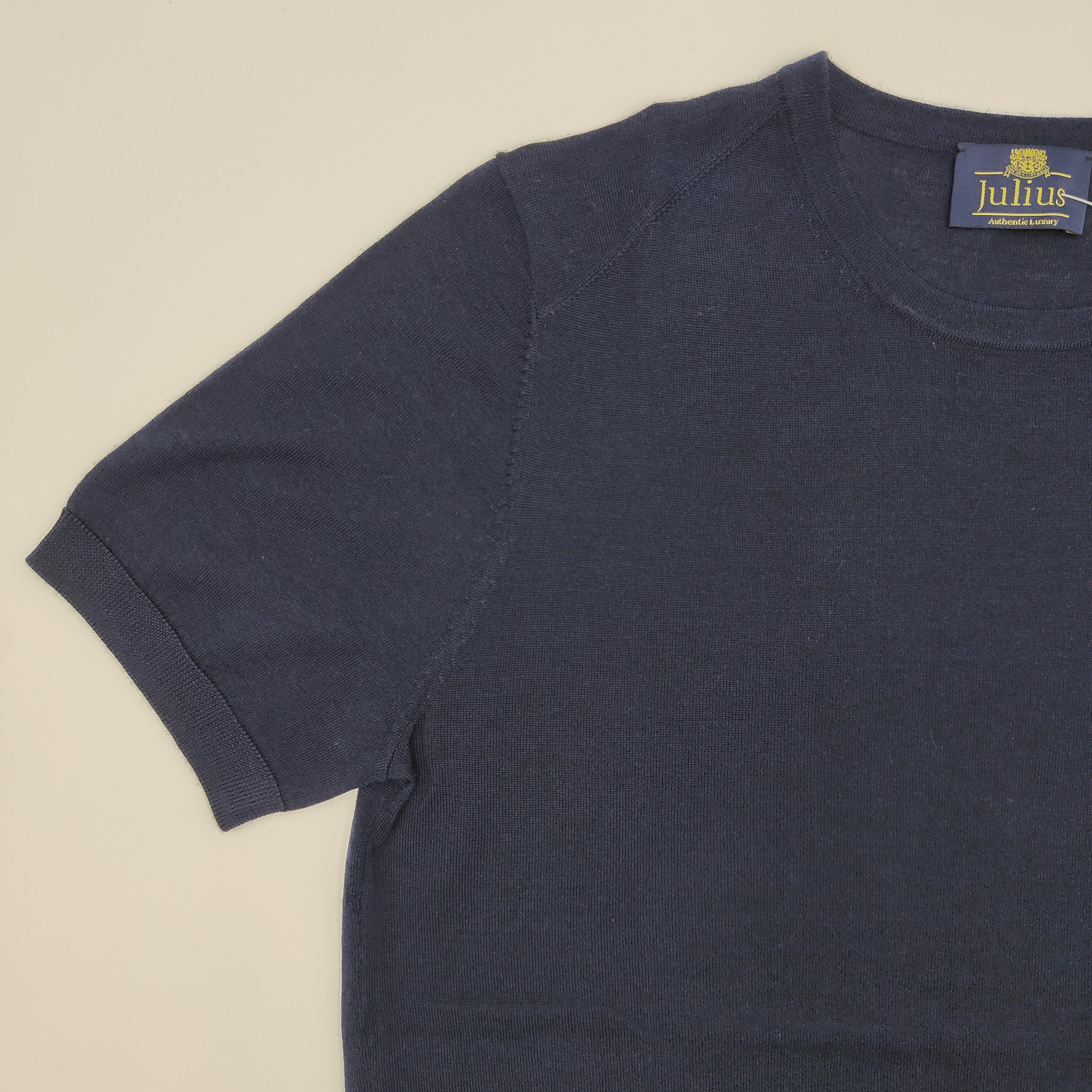 T-shirt Merino/Cashm/Silk Navy