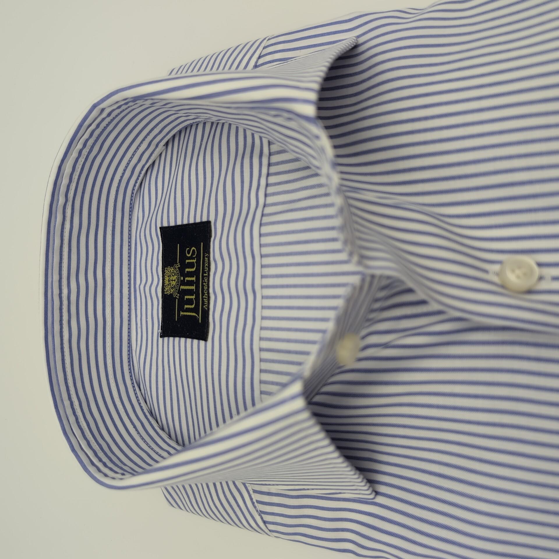 Cutaway Shirt Stripes Blue