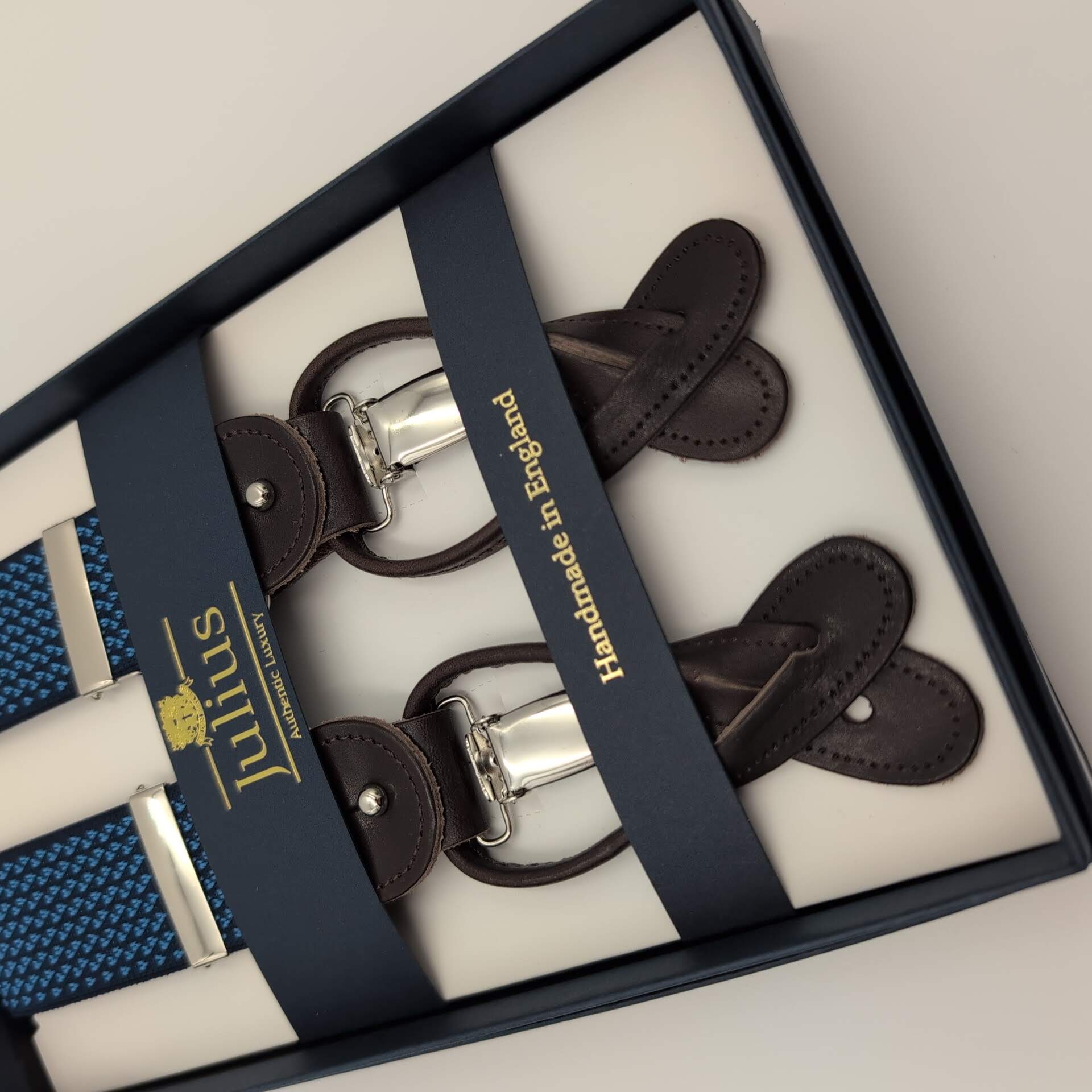 Braces 2 in 1 Classic Weave Blue