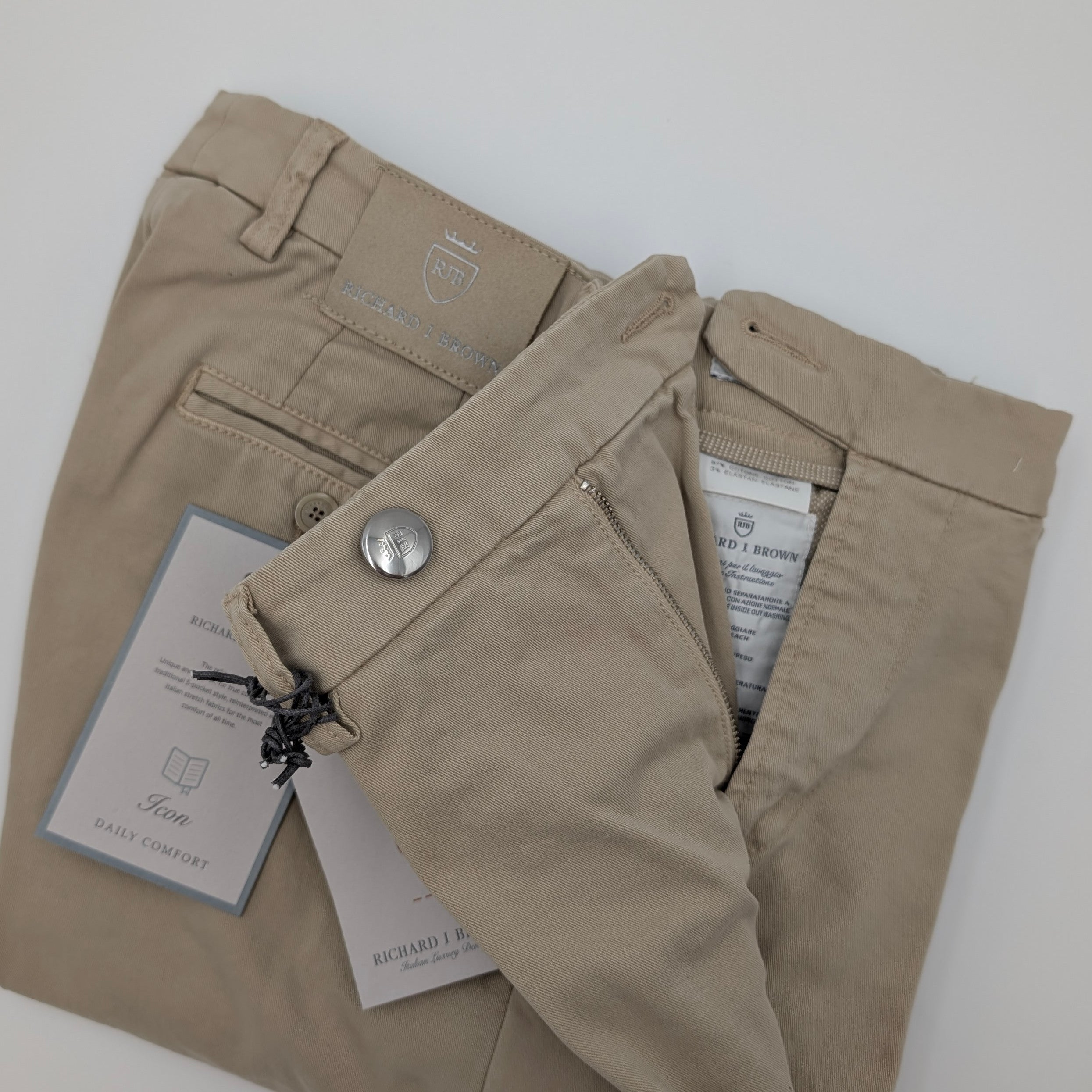 Chino Icon Singapore Beige Rich Cotton