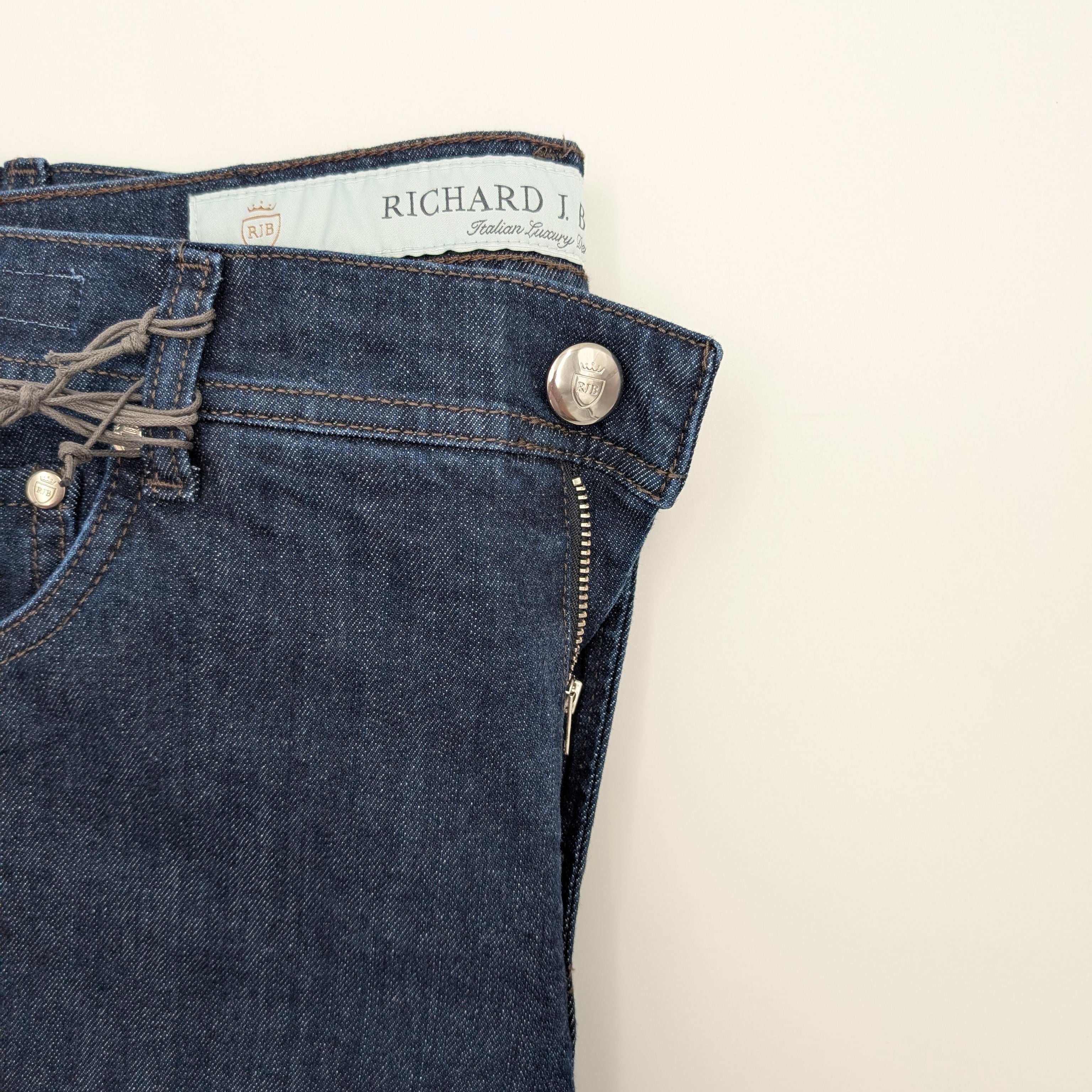 Denim Icon Zip Dark Blue
