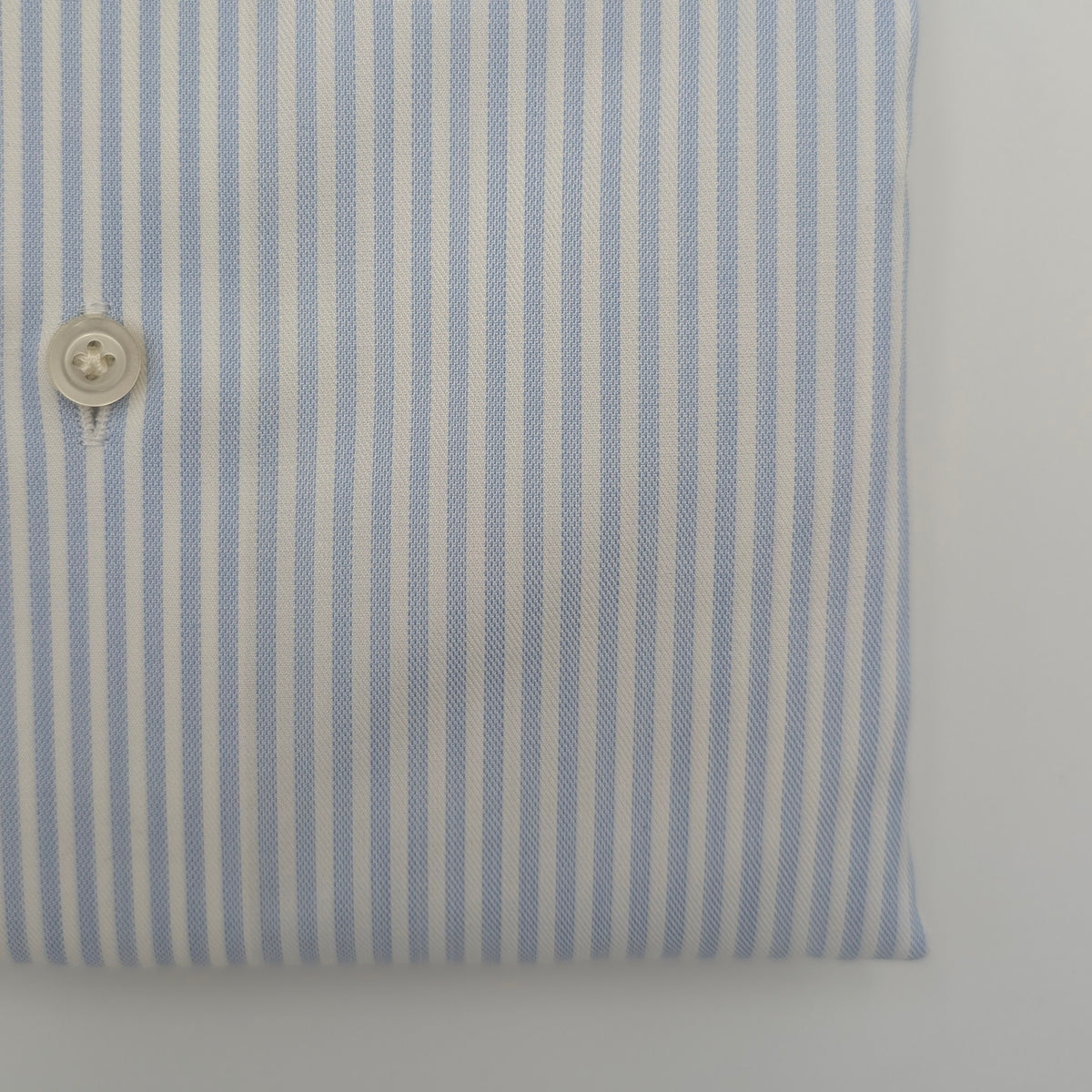 Cutaway Shirt Comfort Stripe Light Blue