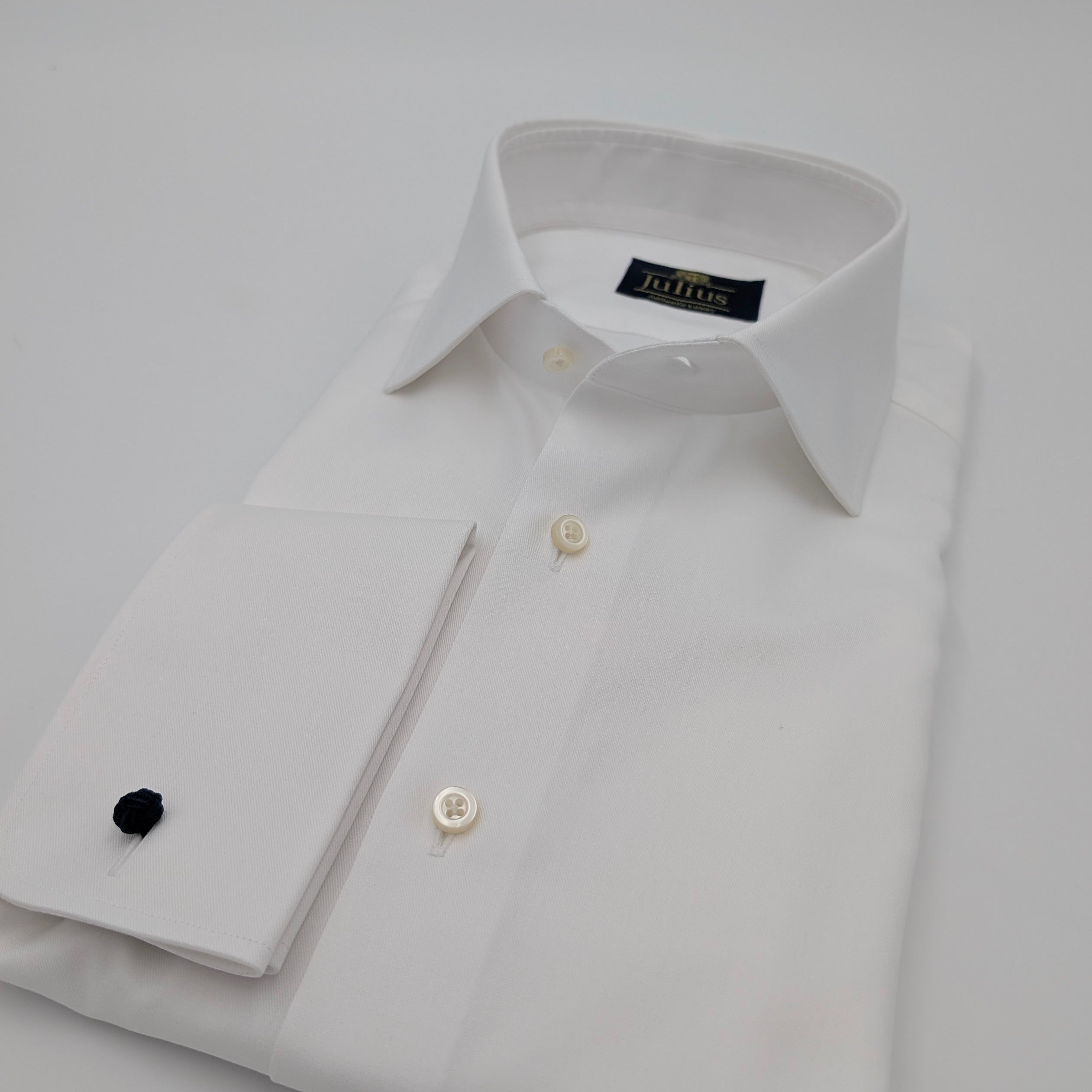 Cutaway Shirt Comfort Double Cuff White