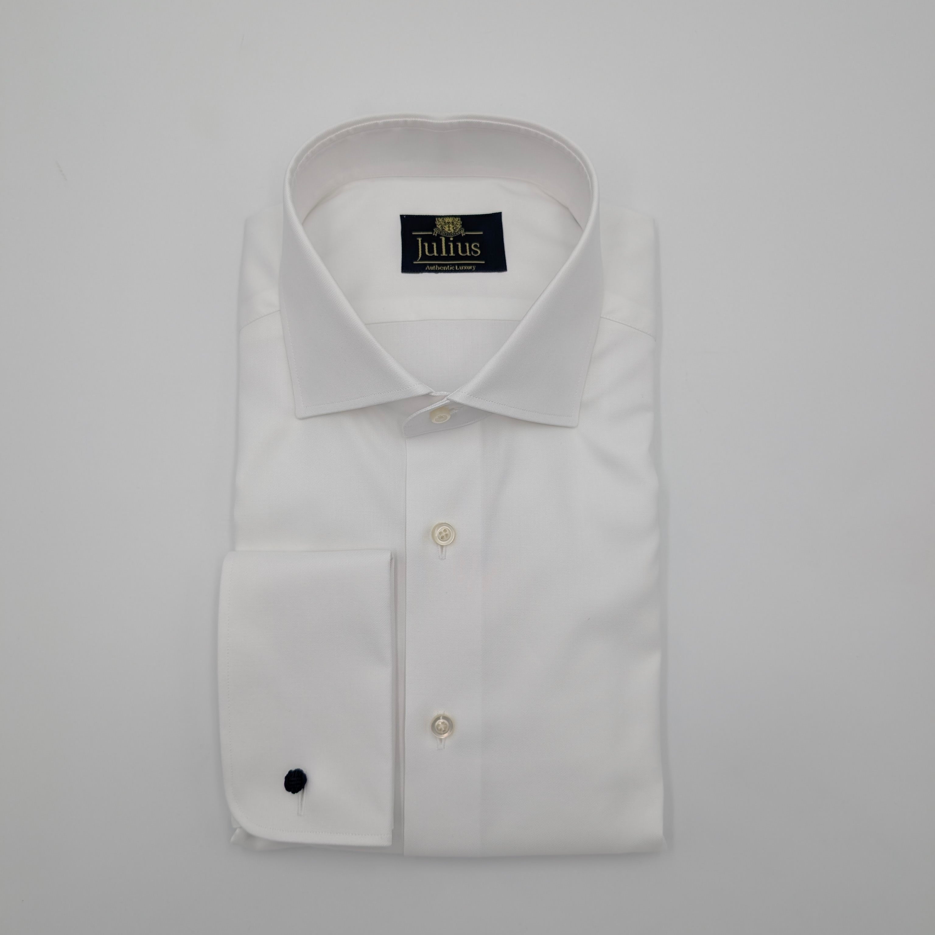 Cutaway Shirt Comfort Double Cuff White