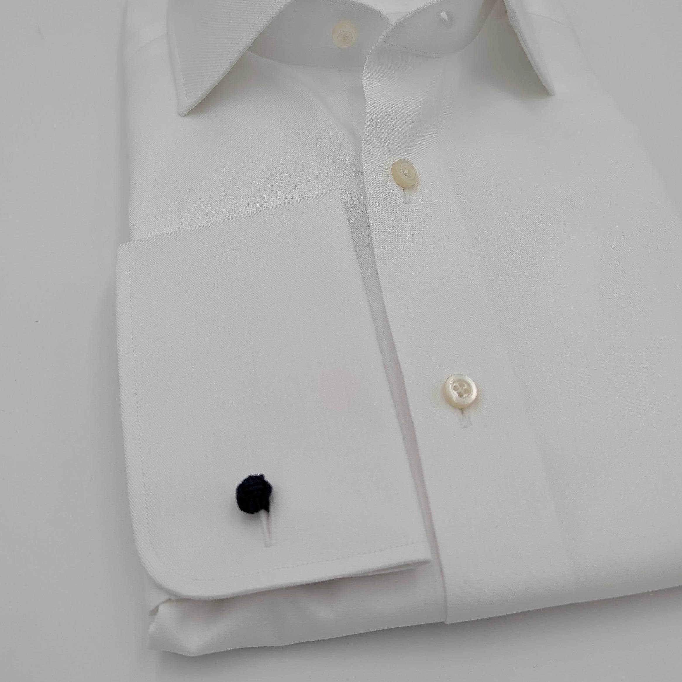Cutaway Shirt Comfort Double Cuff White