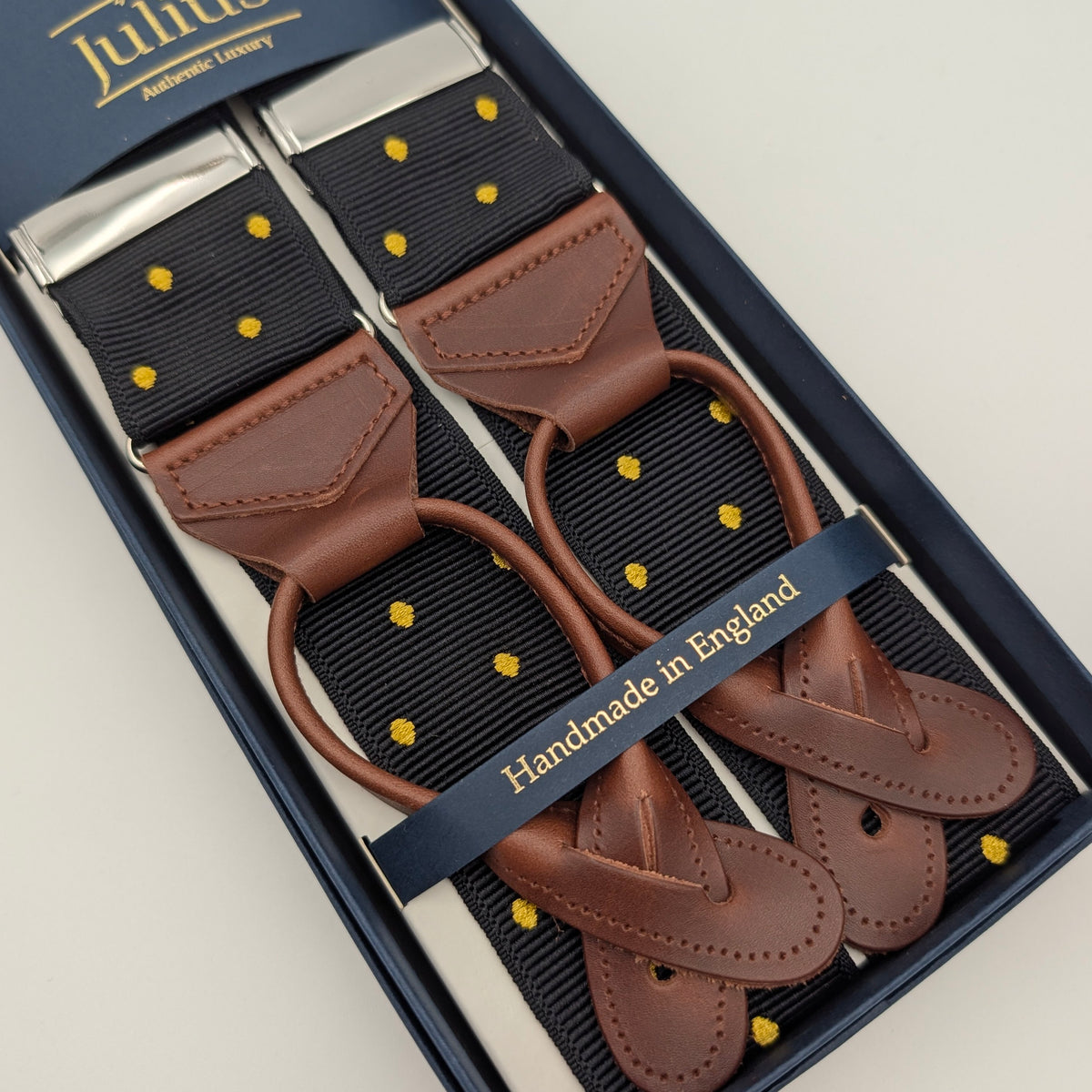 Braces Polka Black/Gold