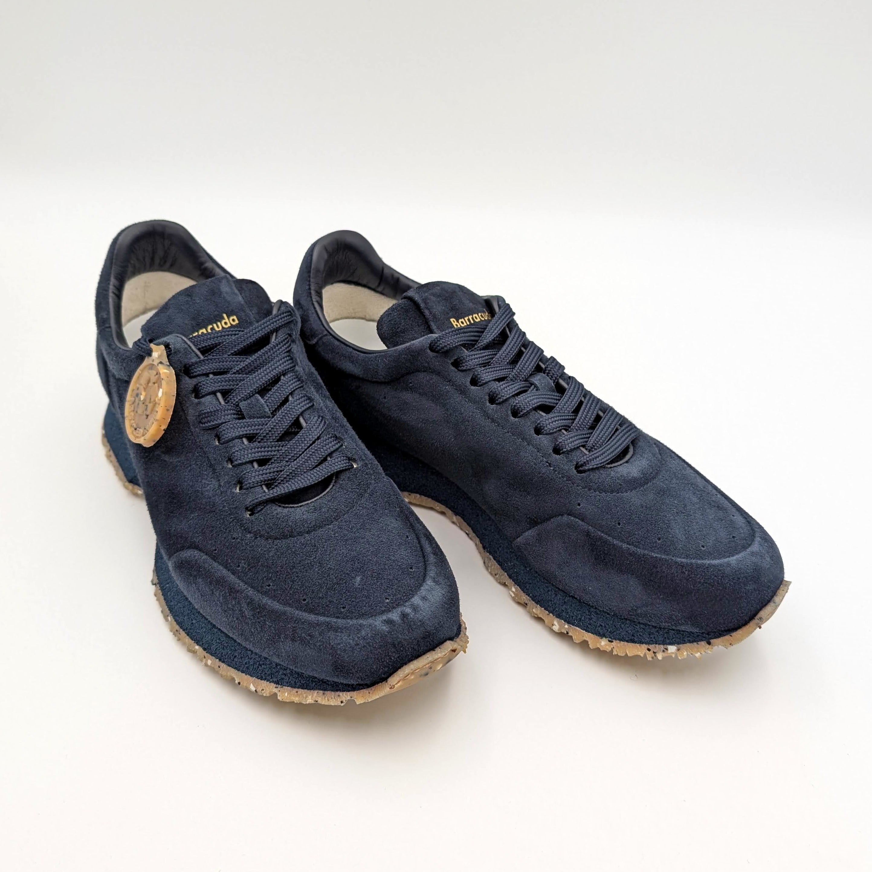 Sneaker React Suede Blu