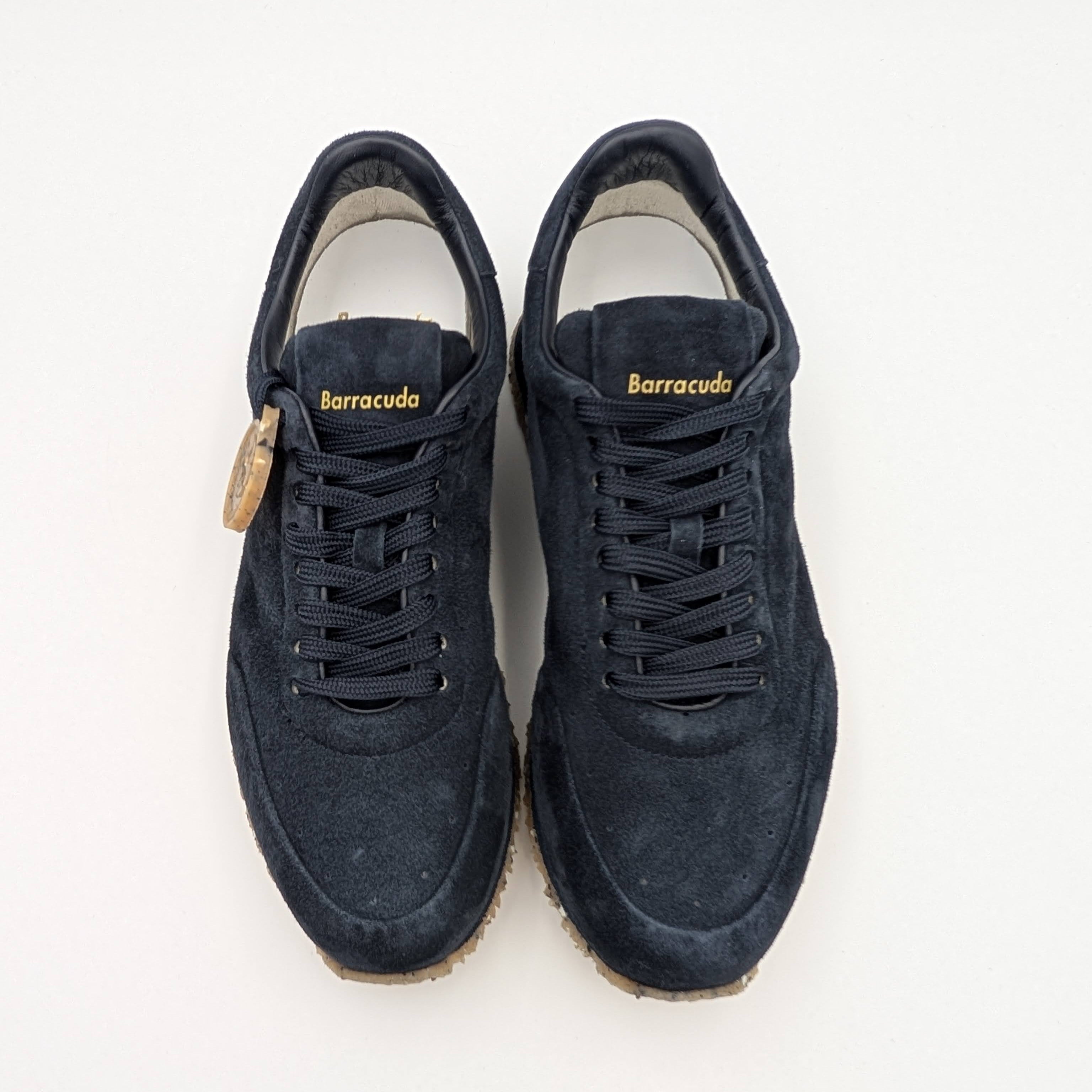 Sneaker React Suede Blu