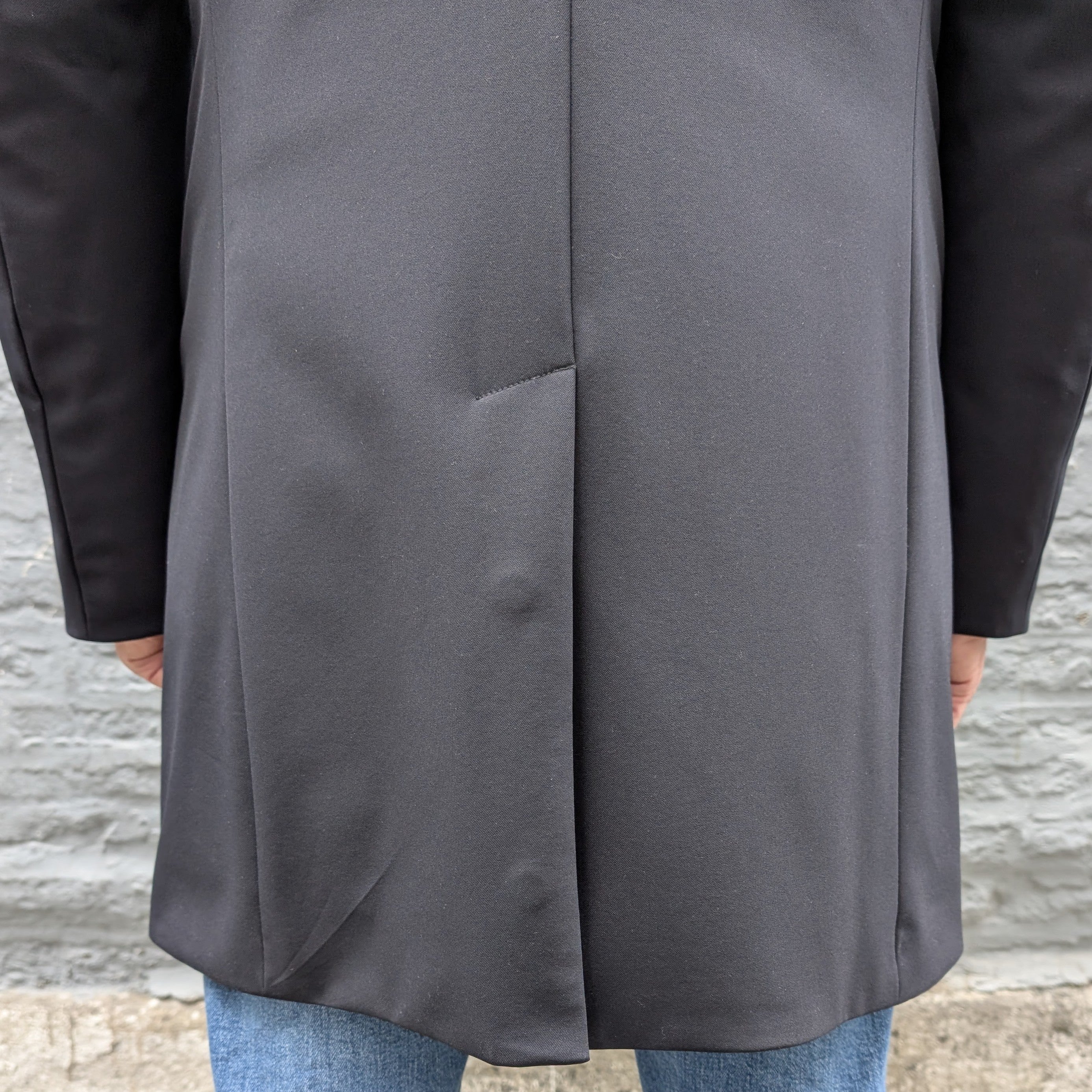 Light Down Jacket Removable Hoodie Blu