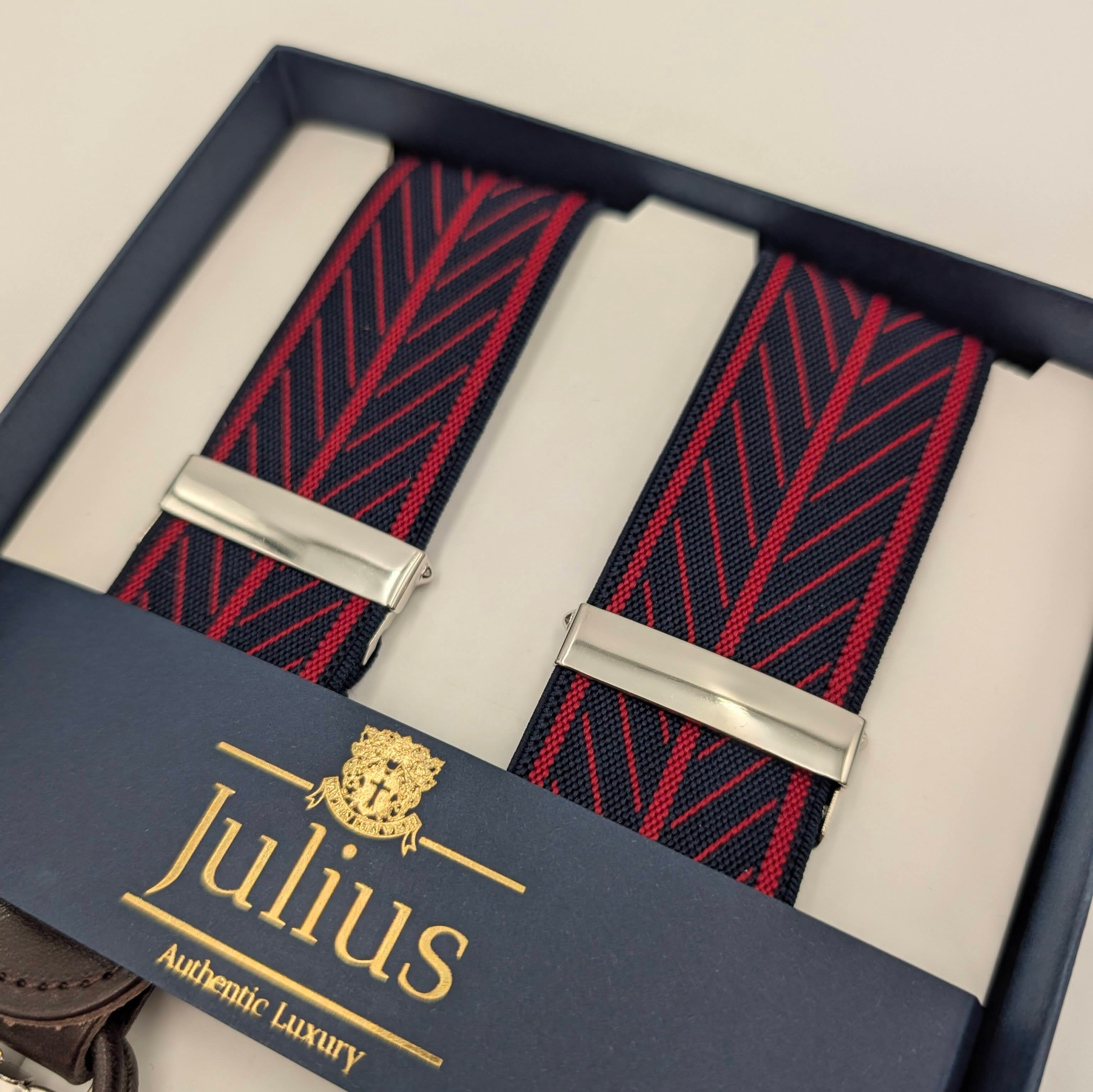 Braces 2 in 1 Fishbone Red