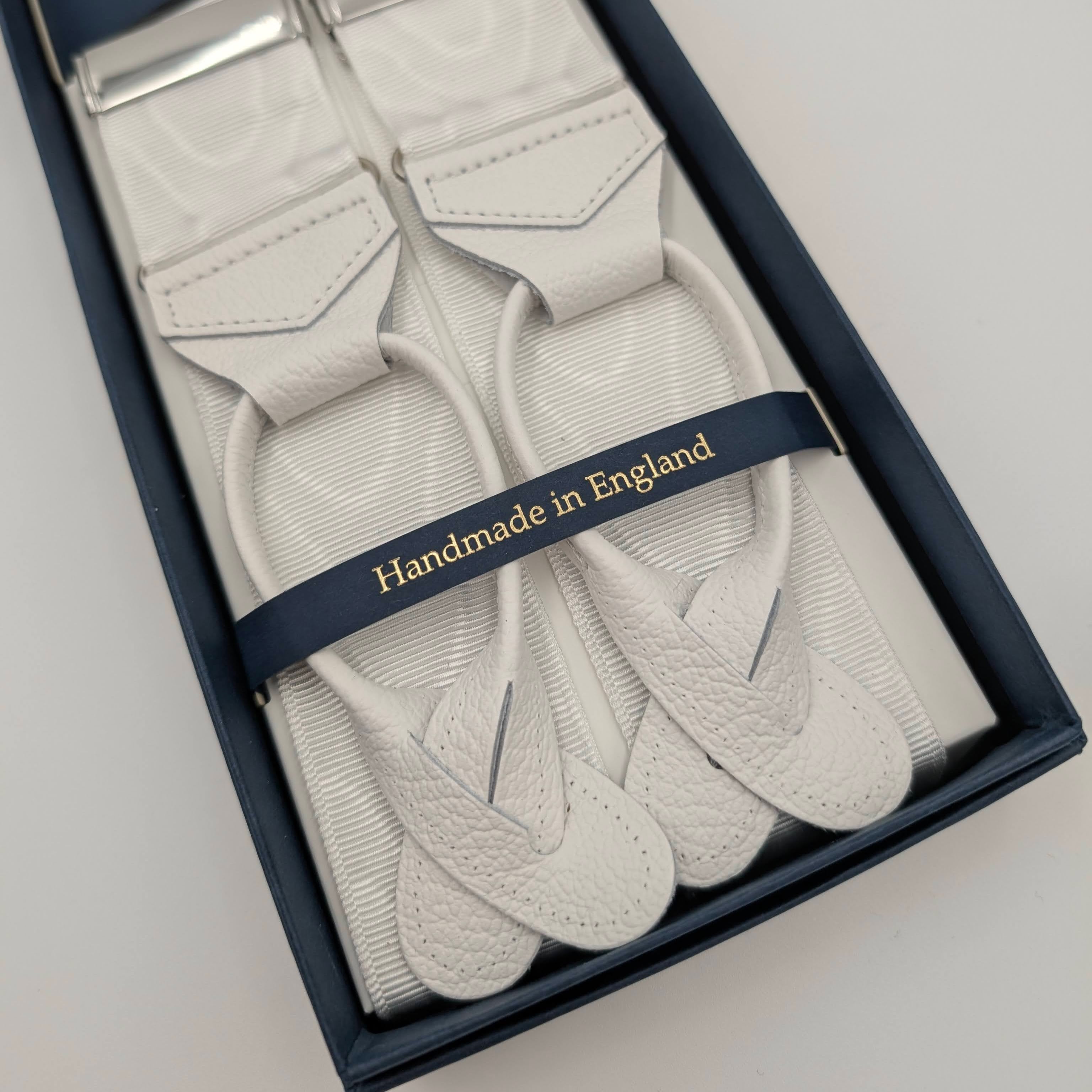 Braces Moiré - Smoking White