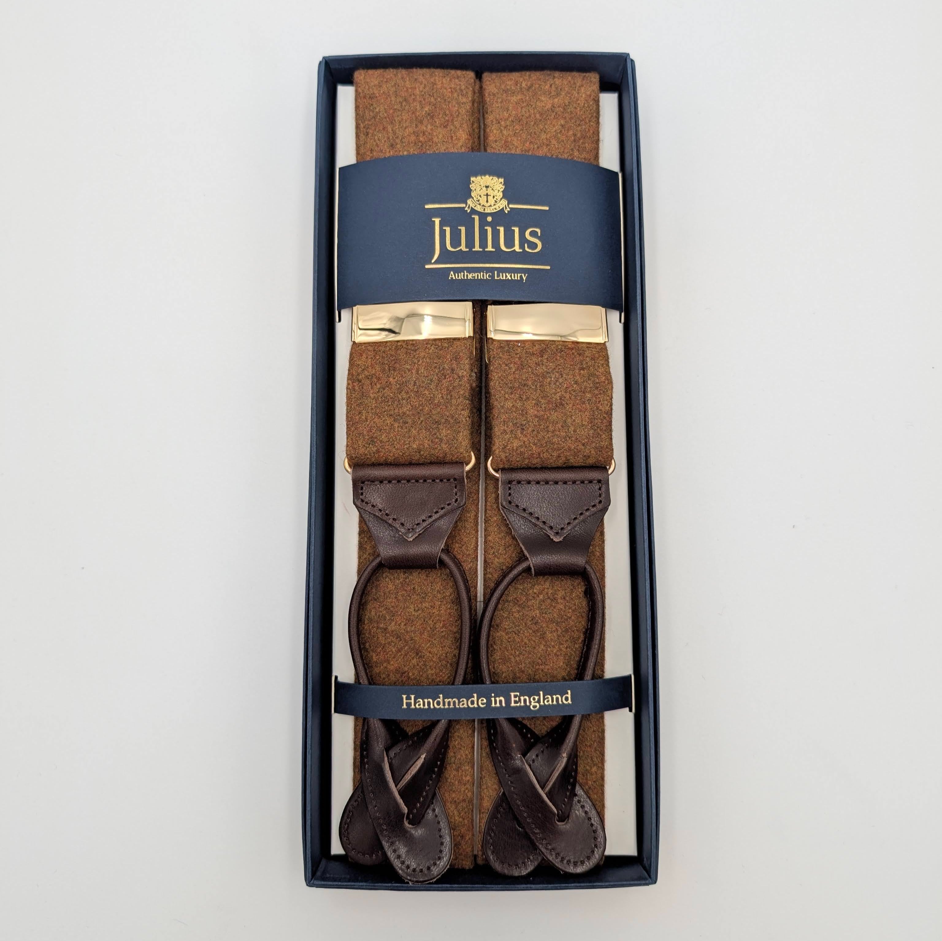 Braces Wool Mid Brown