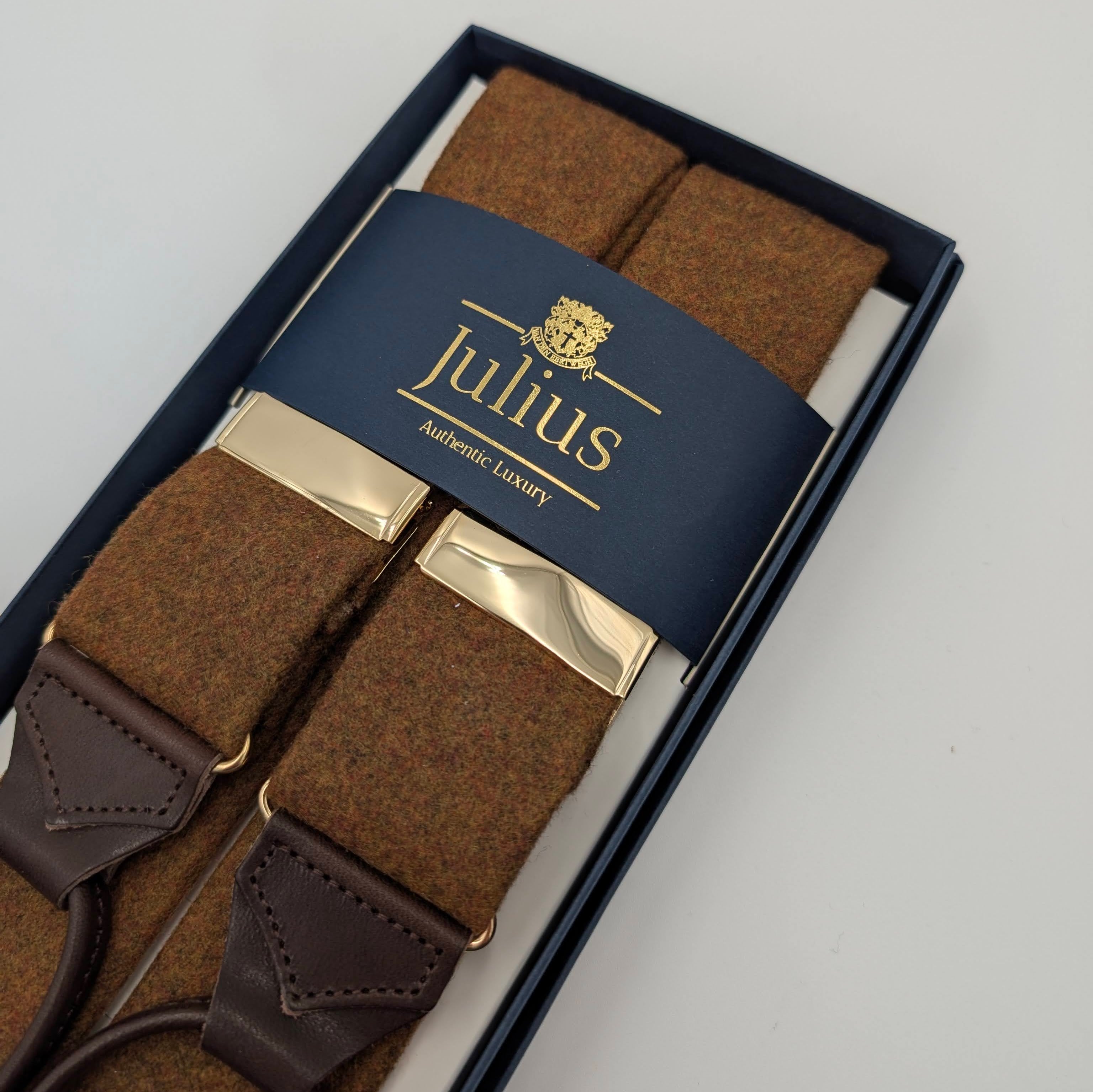 Braces Wool Mid Brown