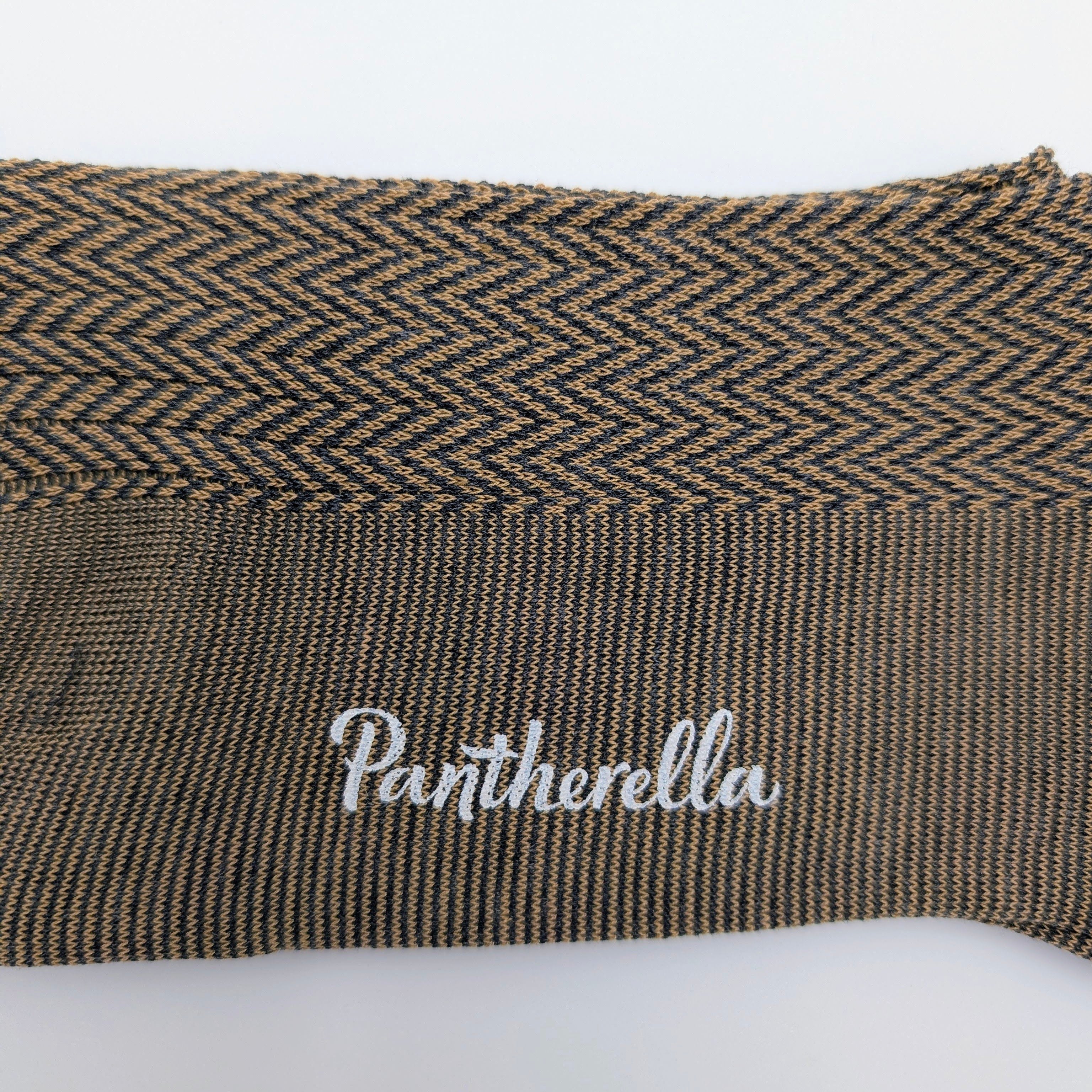 Sock Fishbone Fil D'Ecosse Grey/Brown