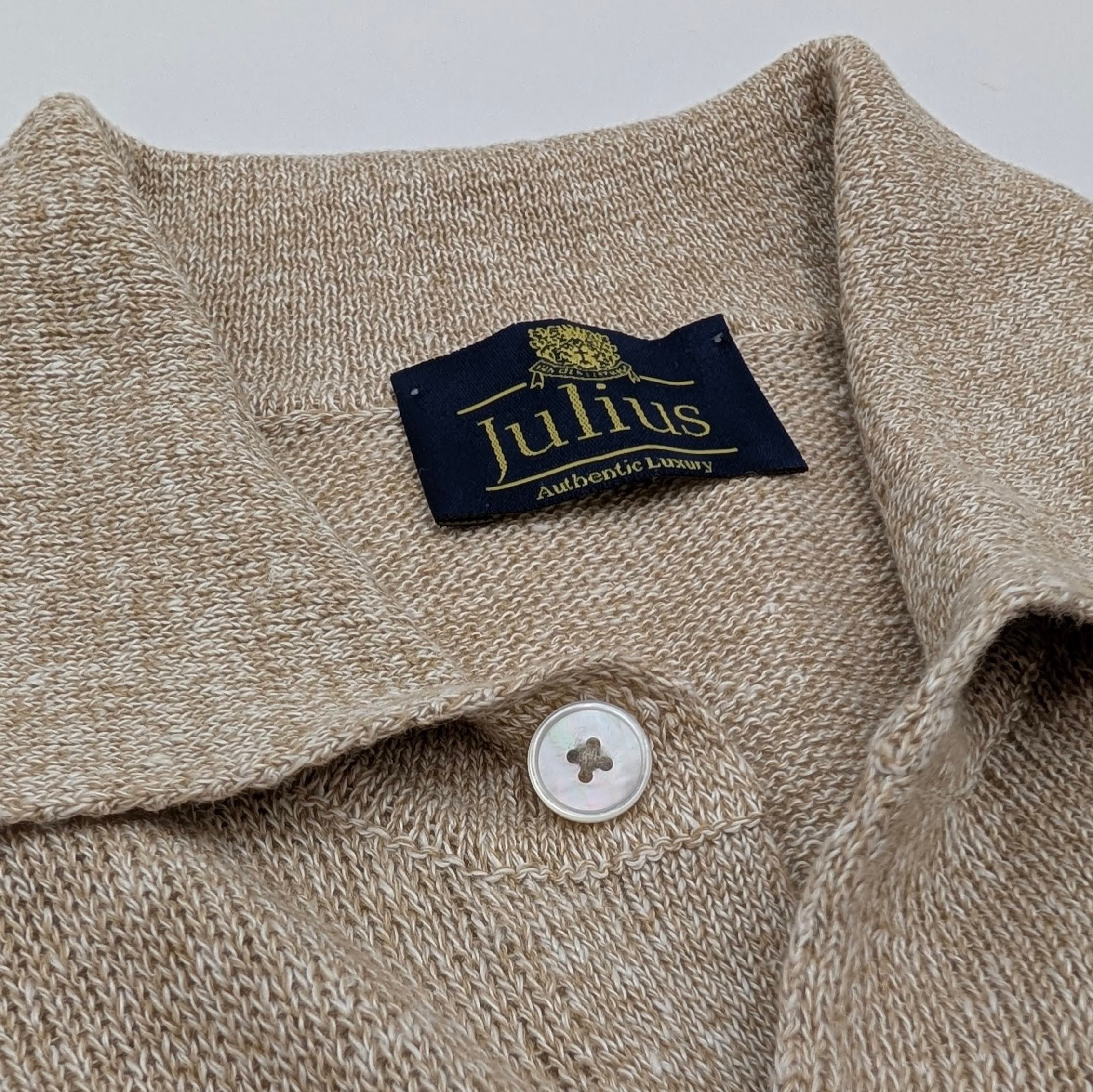 Polo Short Sleeve Exclusive Linen/Cotton Sand