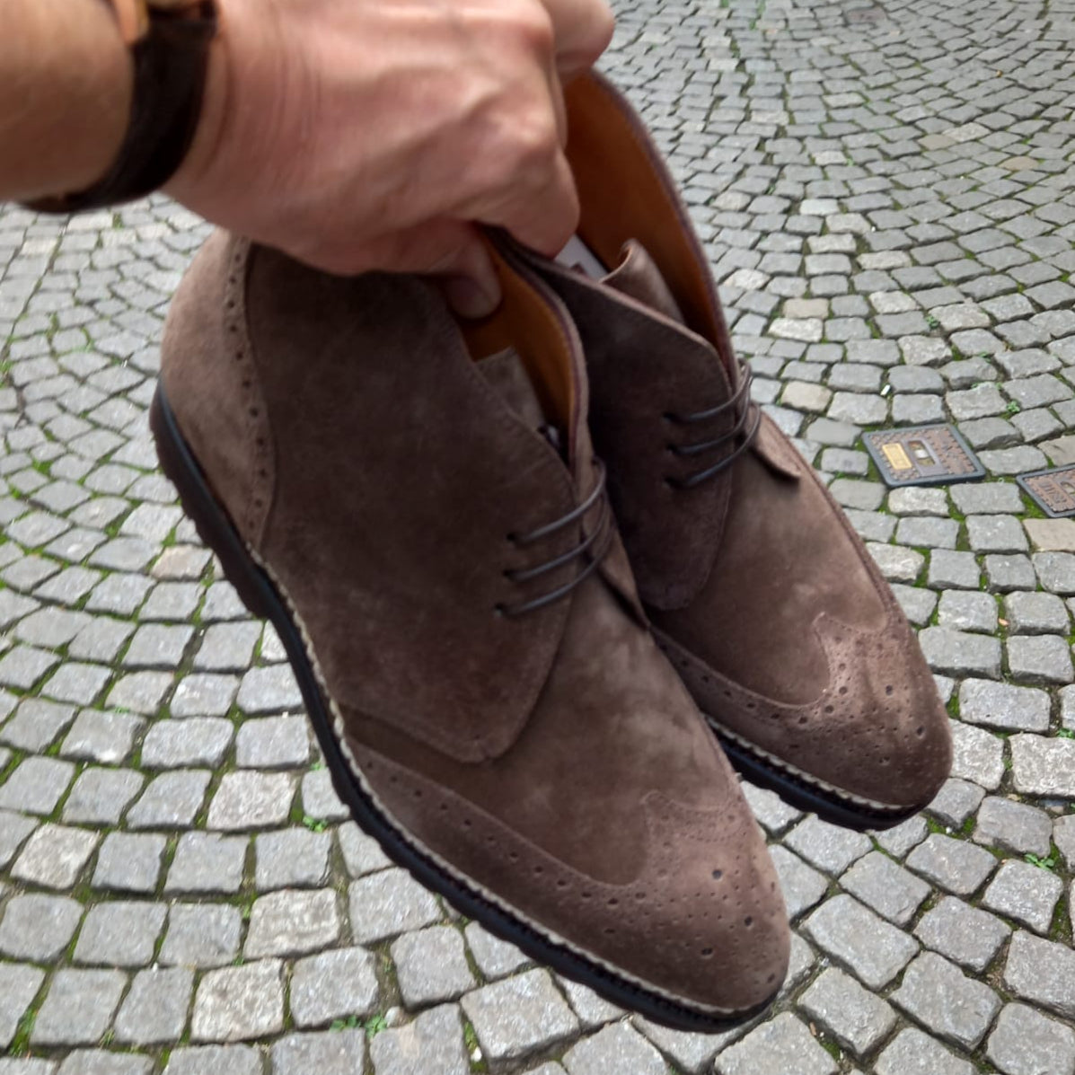 Sentiero Boot Norwegian Suede Tortora