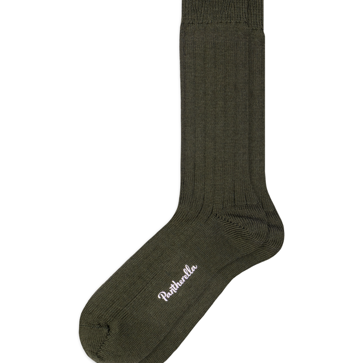 Sock Merino Rib Packington Olive