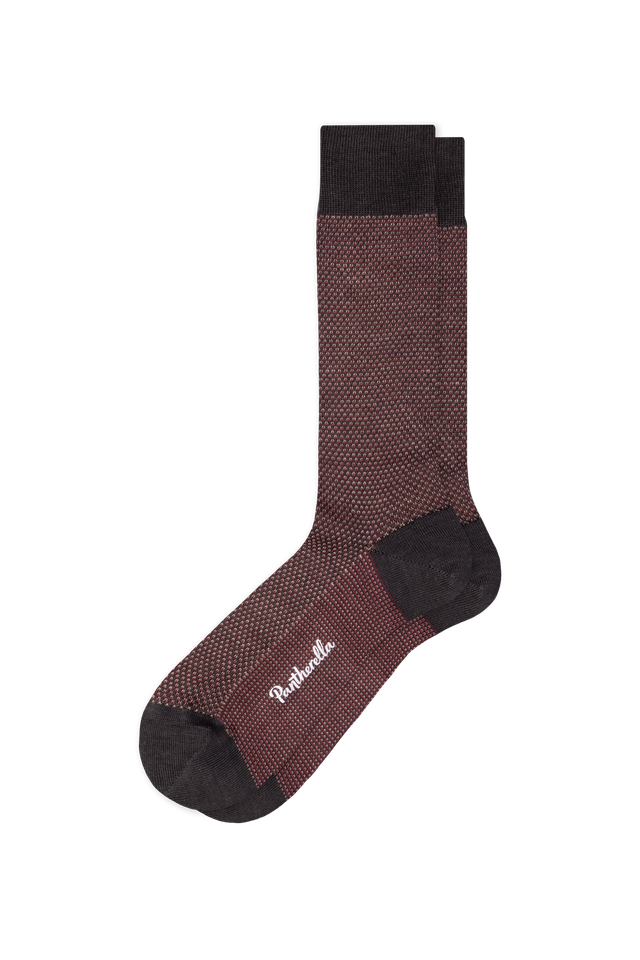 Sock Birdseye Blenheim Merino Chocolate