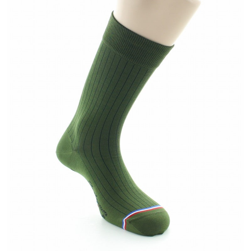 Shadow Sock Fil d'Ecosse Olive Green