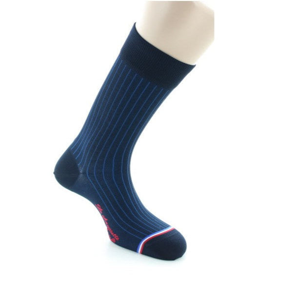 Shadow Sock Fil d'Ecosse Superieur Navy