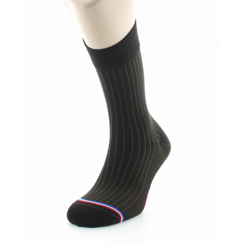 Shadow Sock Fil d'Ecosse Superieur Dark Brown