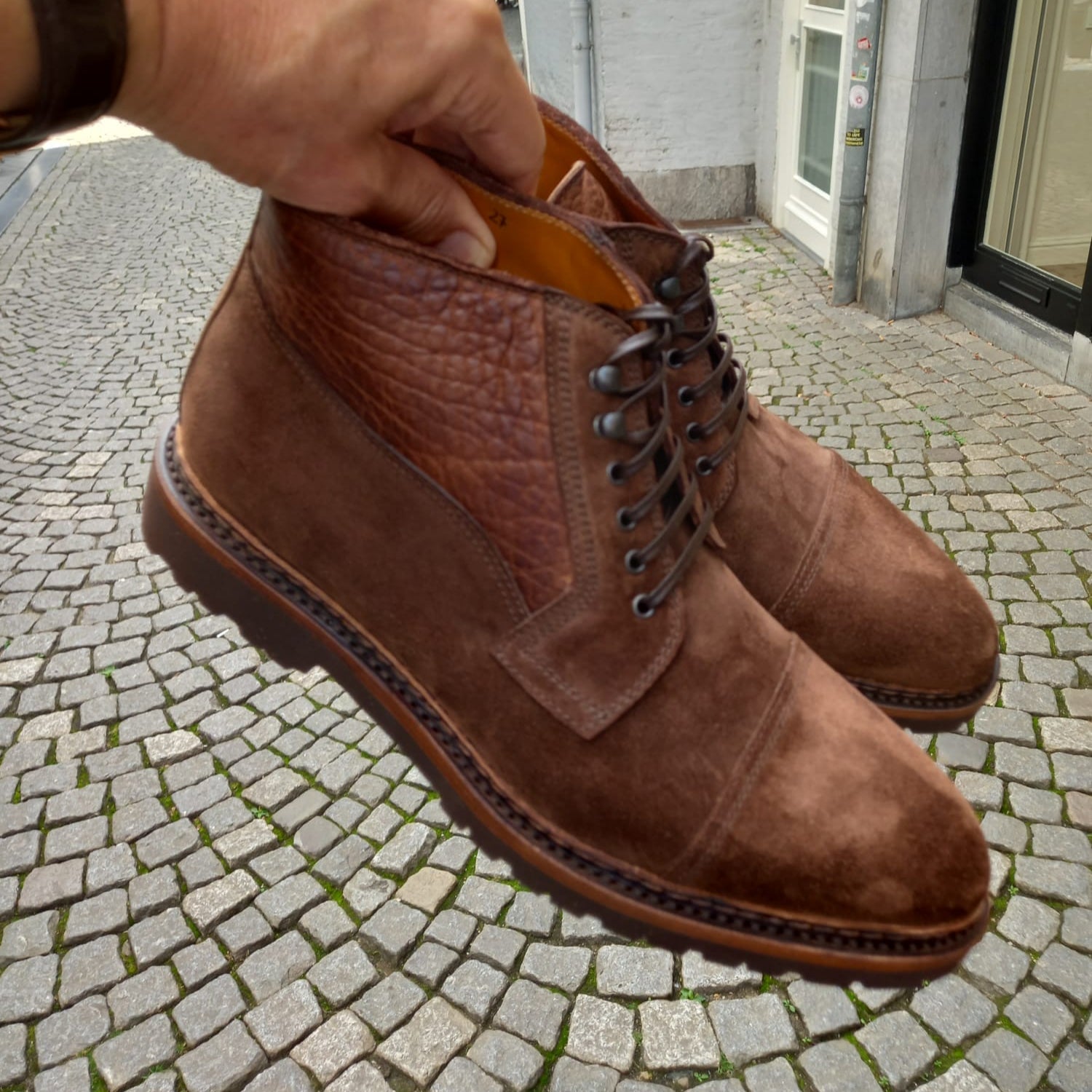 Dotto Suede/Bison Boot Norwegian Mustang