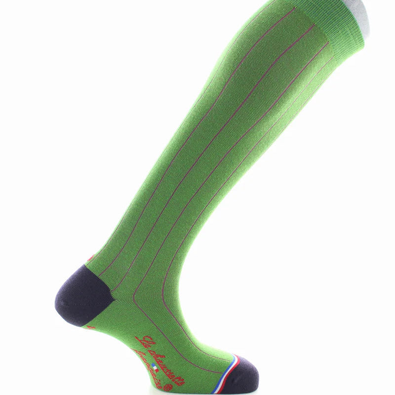 Long Sock Wool/Cashmere Fresh Green