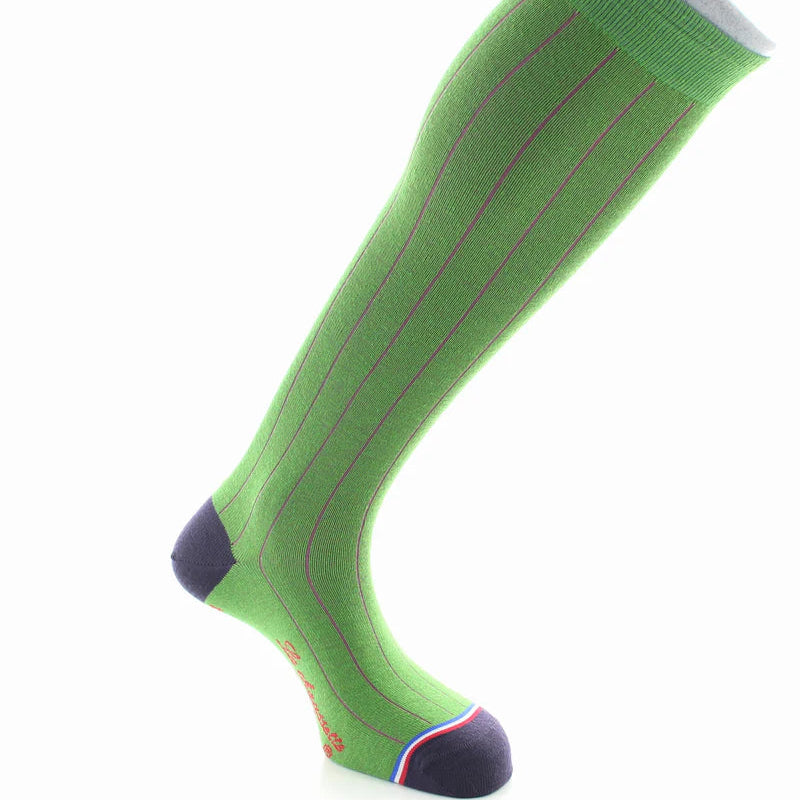 Long Sock Wool/Cashmere Fresh Green