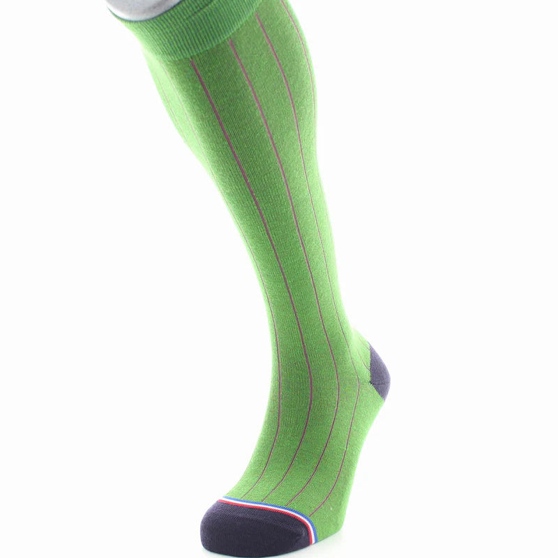 Long Sock Wool/Cashmere Fresh Green