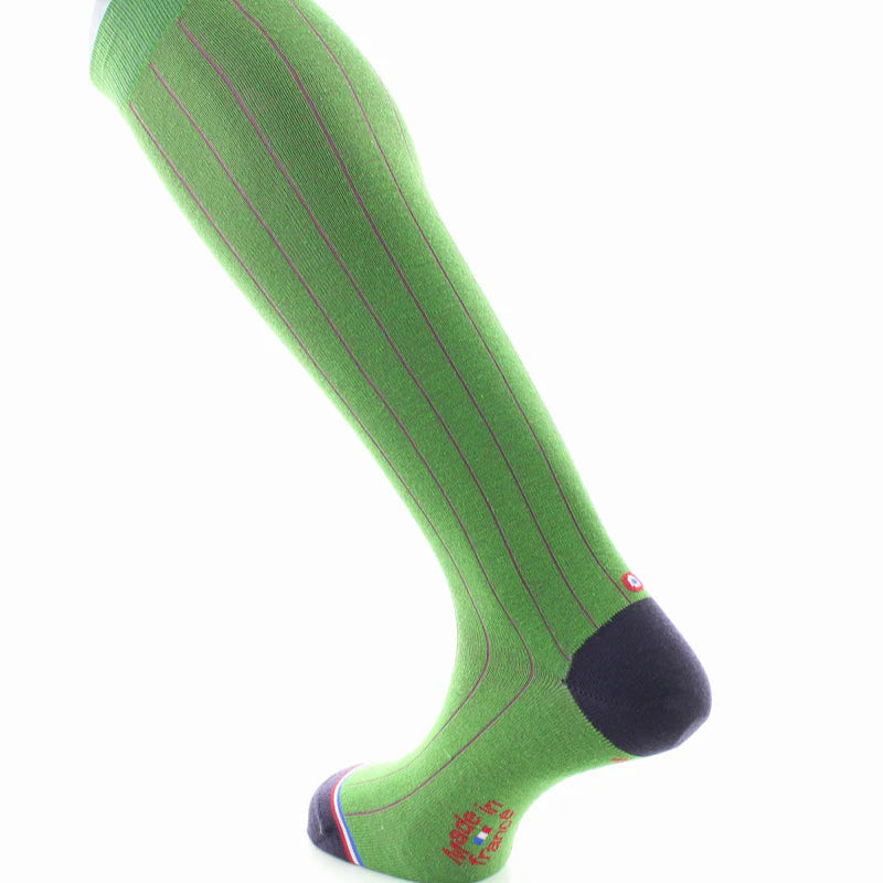 Long Sock Wool/Cashmere Fresh Green