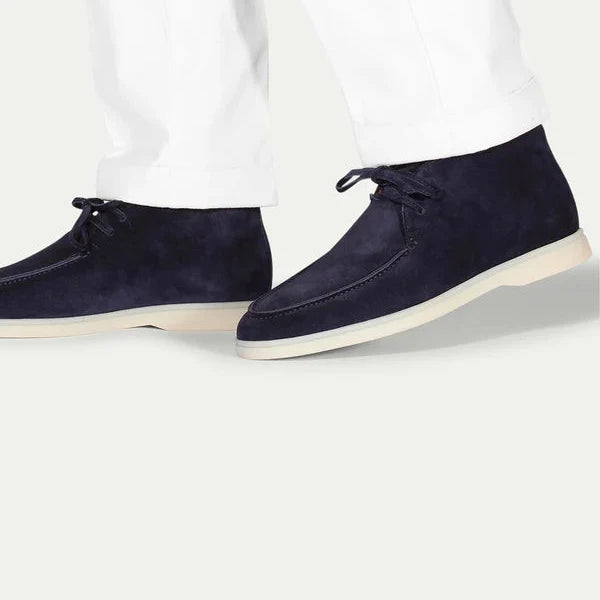 navy desert boot