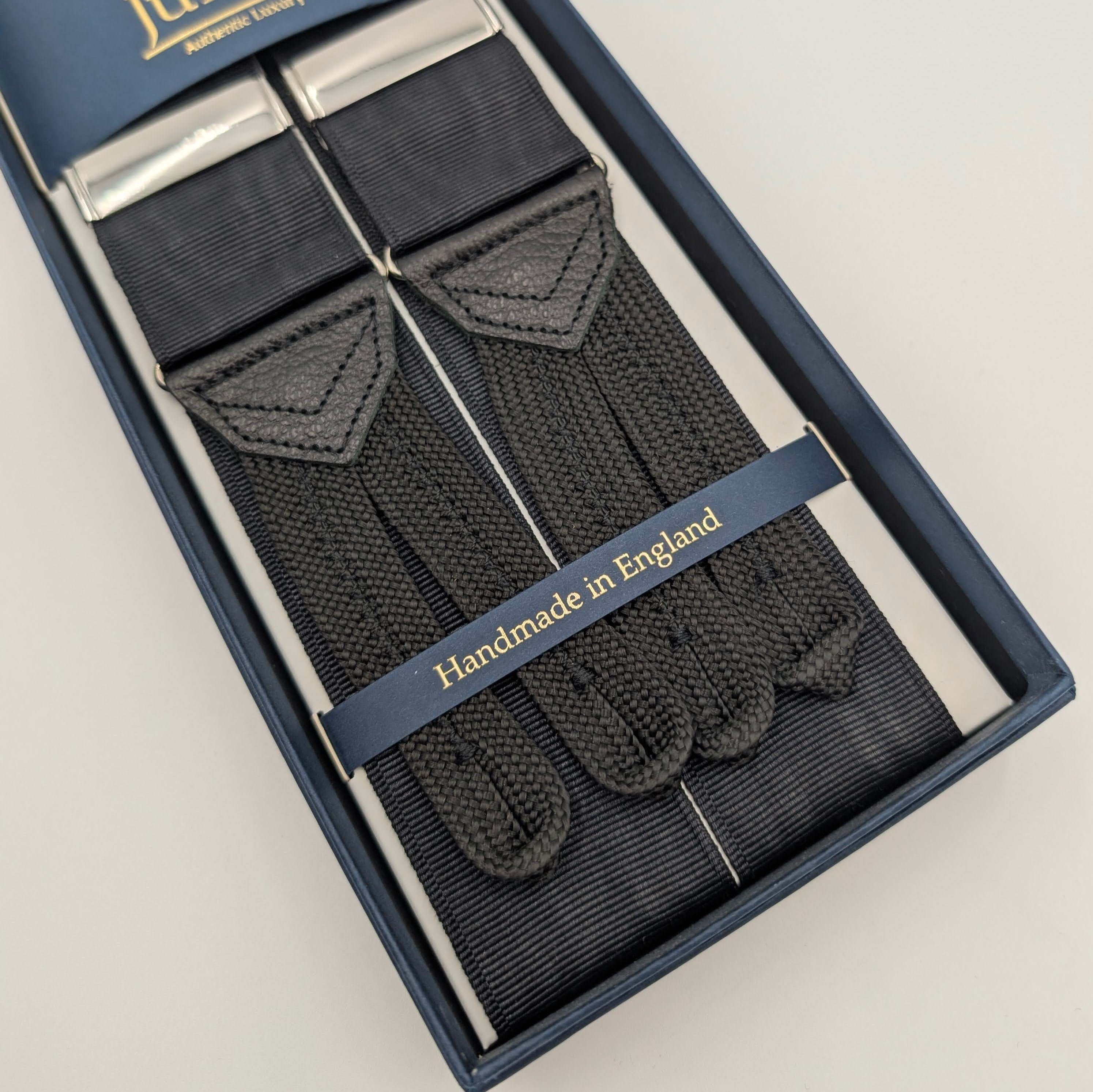 Braces Moiré - Smoking Black