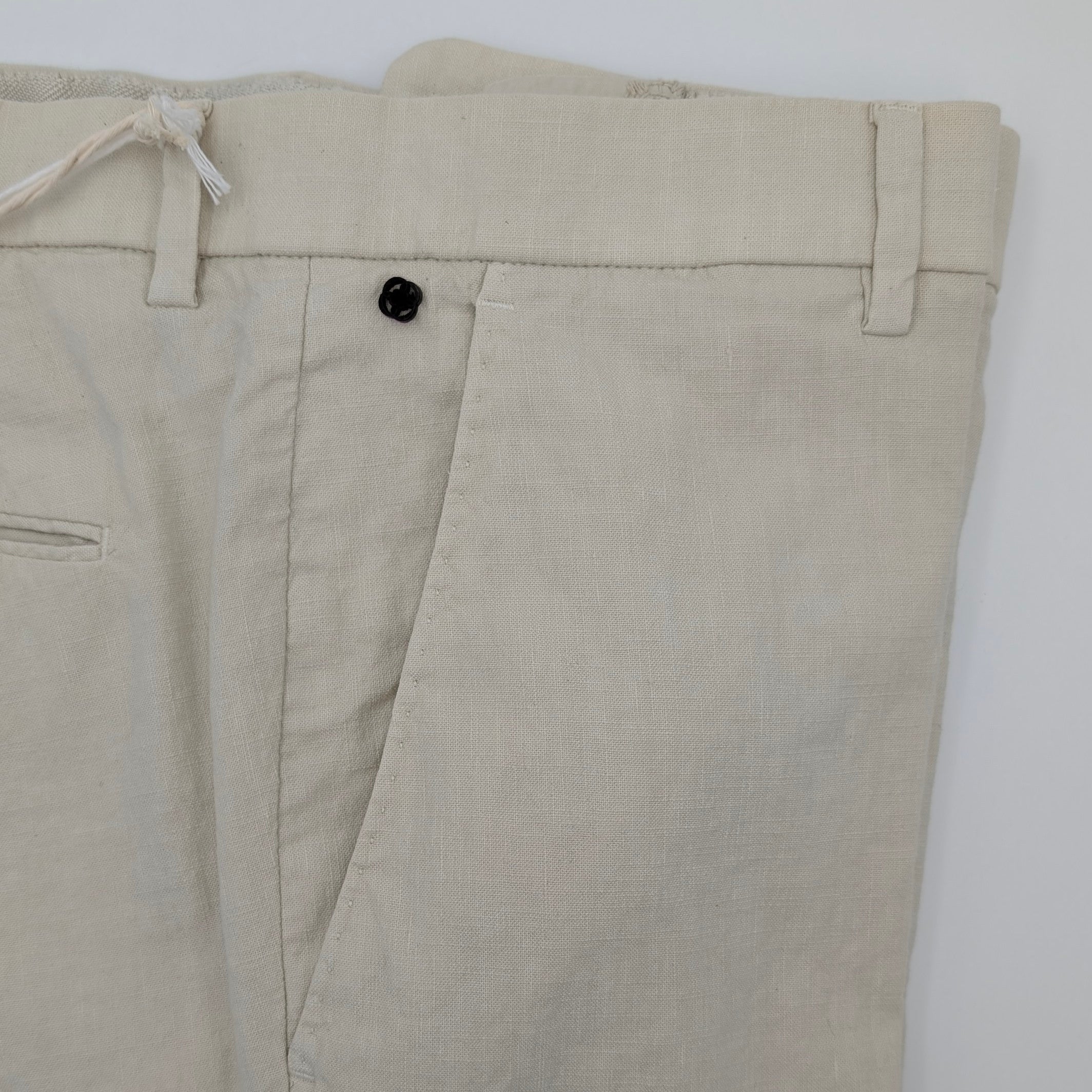 Chino Linen/Cotton Napoli Cream