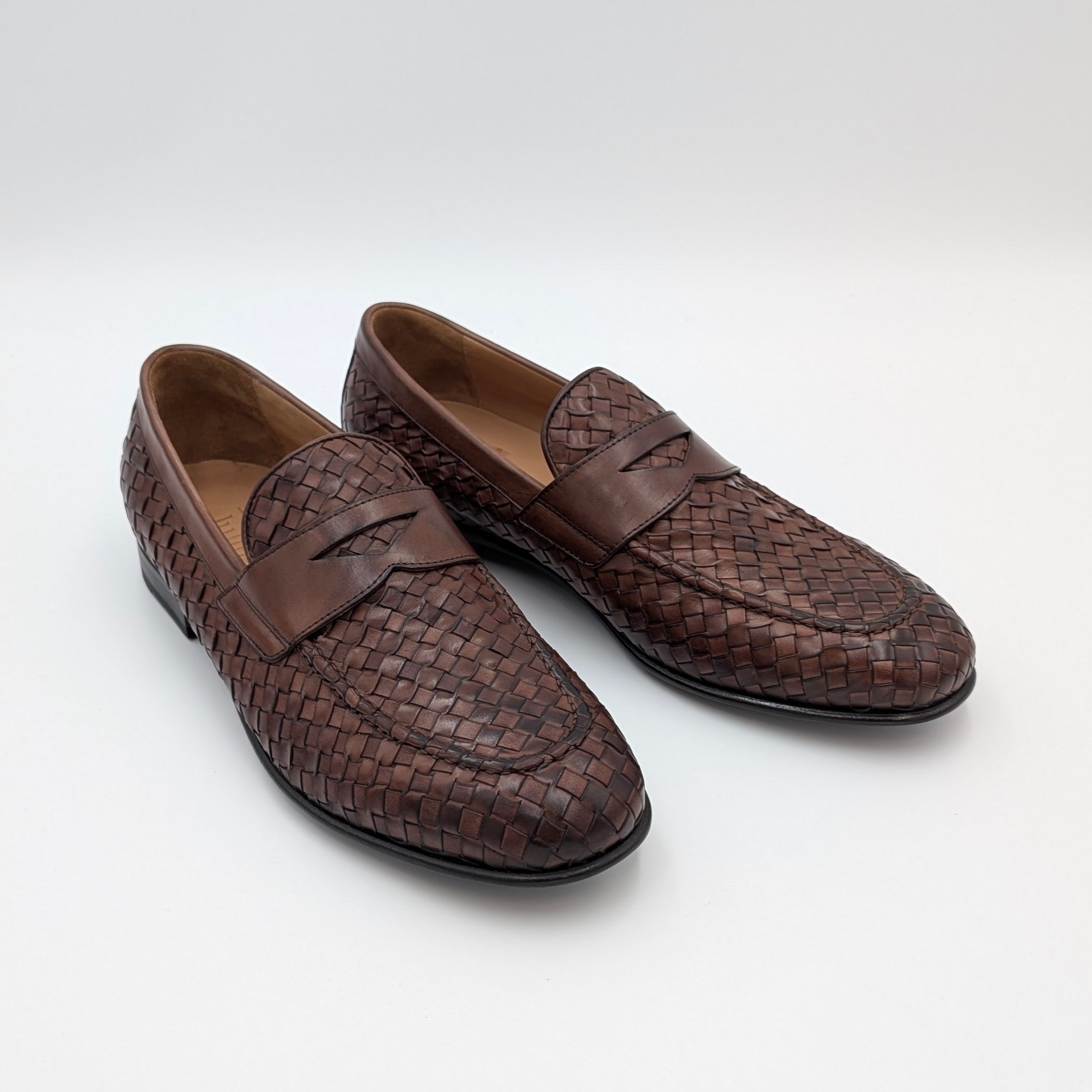 Intrecciato Loafer Handpolished Brown